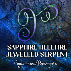 Sapphire Hellfire Jewelled Serpent T